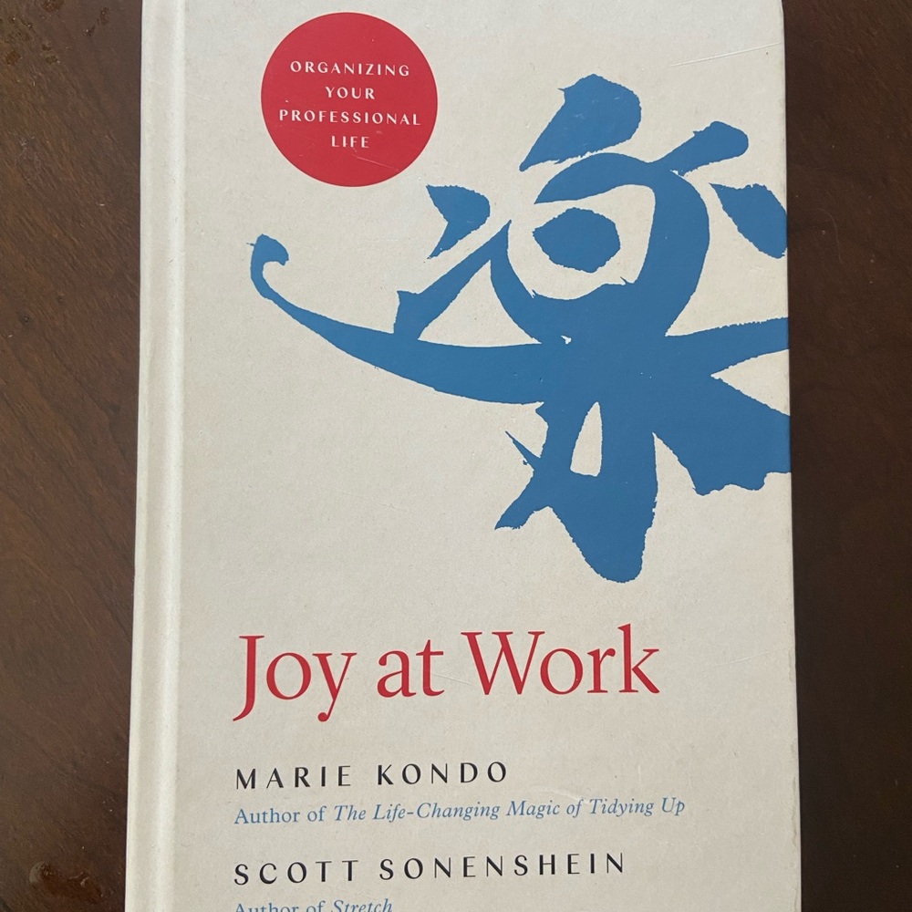 Signed Joy at Work Book by Marie Kondo and Scott Sonenshein